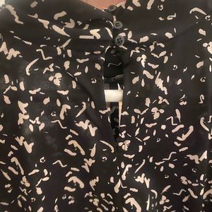 Blouse with wide base band. Worn once or twice